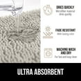 thumbnail image 4 of Bath Rug 30x20, Thick Soft Absorbent Chenille, Rubber Backing Quick Dry Microfiber Mats, Machine Washable Rugs for Shower Floor, Bathroom Runner Bathmat Accessories Decor, Cloud, 4 of 6