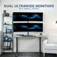 thumbnail image 4 of VIVO Dual Ultrawide Monitor Desk Mount, Stand for 2 Computer Screens up to 49", 4 of 8