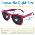 thumbnail image 6 of Jan & Jul Toddler Girls Sunglasses with Strap, Polarized, Non-Toxic (Orchid, S: 6 Months-2 Years), 6 of 7