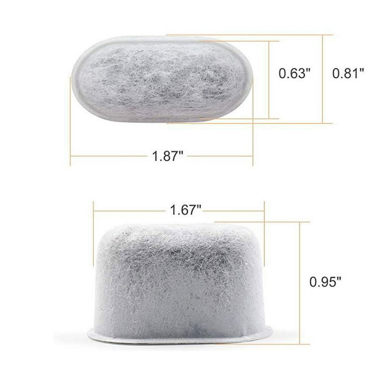 24-Pack Replacement Charcoal Water Filters for Cuisinart Coffee Machines 24-Pack Replacement Charcoal Water Filters for Cuisinart Coffee Machines