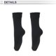 thumbnail image 5 of Calcetines de ciclismo únicos, impermeables, transpirables, anti-fricción, para exteriores, color negro, talla S (35-38), neutros y universales, 1 par, patrón de color sólido, 5 of 7