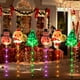 thumbnail image 4 of Seyotauo 6-Pack of Moving Christmas Lights, Outdoor Waterproof LED Solar Christmas Lights, Courtyard Tree Snowman Reindeer Xmas Decorations for Porches Garden Patio Pathway Walls, 4 of 7