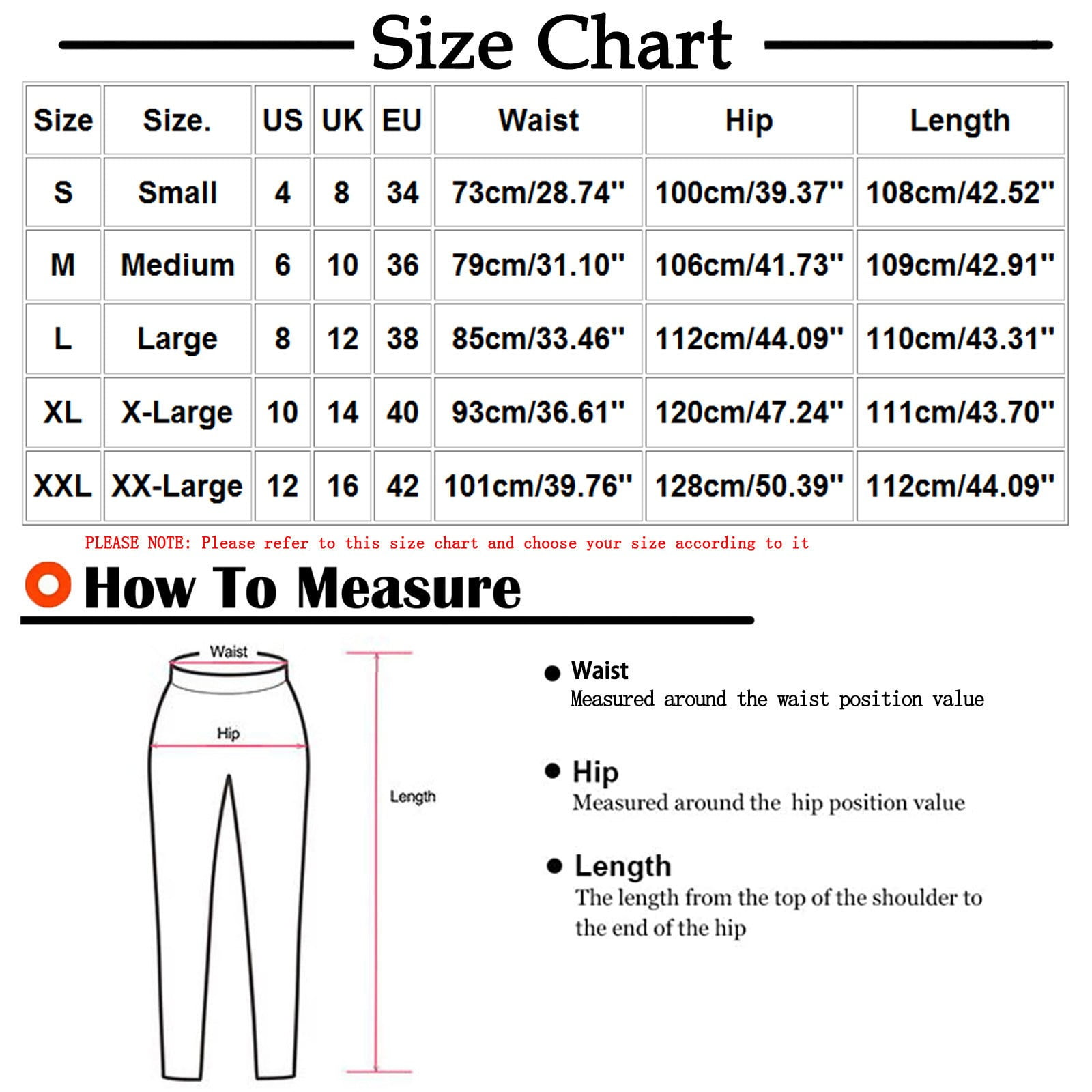 size 6 women pants to men