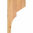 thumbnail image 3 of 3 1/2"W x 10"D x 18"H Monterey Smooth Corbel, Western Red Cedar, 3 of 9