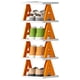 thumbnail image 1 of Armario de zapatero multicapa - Organizador de almacenamiento plegable apilable con puertas transparentes para armario, entrada y balcón, plástico ABS, diseño que ahorra espacio, 1 of 1
