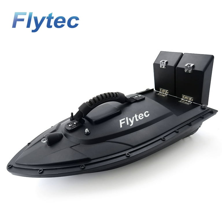 Flytec 2011-5 Fish Finder 1.5kg Loading 500M Remote Control Fishing Bait Boat RC Boat, Size: 60, Black