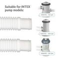 thumbnail image 5 of Kyusrd Summer Outdoor Patio Deals！Swimming Pool Filter Pump 1.5m Hose Metal Clamp Replacement Accessory For Pump, 5 of 5