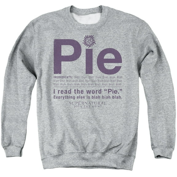Supernatural - Pie - Crewneck Sweatshirt - X-Large