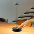 thumbnail image 3 of Cordless Table Lamp，6000mAh Battery Portable LED Desk Lamp,3 Color Stepless Dimmable Battery Powered Lamp, IP54 for Restaurant/Dinner/Table/Bedroom/Outdoor, 3 of 8