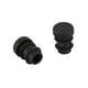 thumbnail image 4 of 120 Piezas de Plástico 12mm Tubo Tapas Ciegas Tapón Tapón de Inserción de Tubo Redondo Negro, 4 of 9