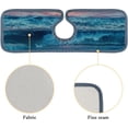 thumbnail image 3 of GZHJMY 3PCS Faucet Absorbent Mat, Sunset Beach Washable Sink Splash Guard Drip Catcher, Kitchen Bath Countertop Microfiber Sink Drying Mats for Kitchen, 3 of 7
