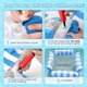 thumbnail image 2 of 2 Pack Inflatable Pool Floats Hammock, 4-in-1 Multi-Purpose Portable Water Pool Floats with a Manual Air Pump, Pool Chairs to Beach, Exercise Saddle,, 2 of 5