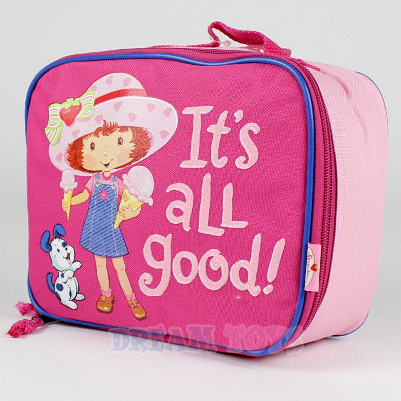 Strawberry Shortcake Tin Lunch Box Carry All Toy Kids Girls Tote Gift Treat  Bag