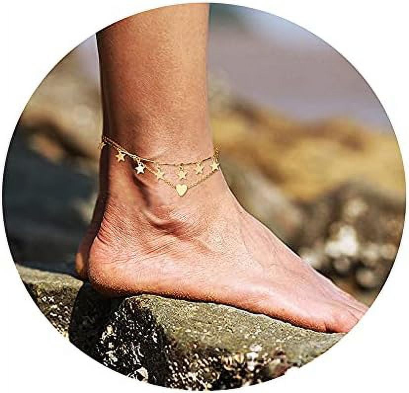 Foot Chain Boho Beach Jewelry Layer Anklet For Women Adjustable Anklet[o5868]
