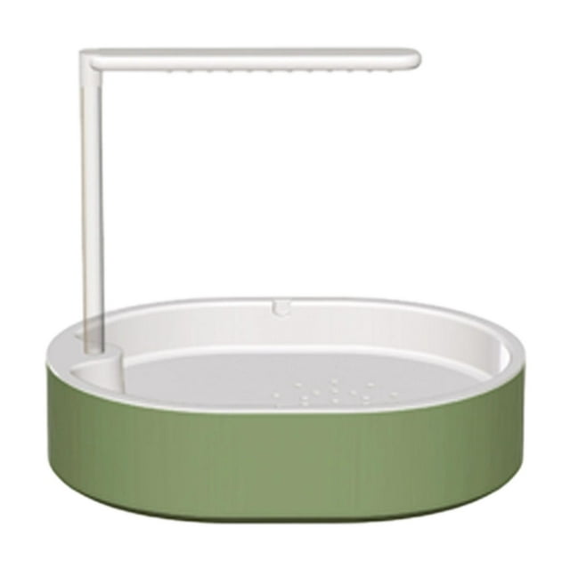 Bañera automática para loros, ducha para agapornis, bañera para pájaros, de ducha, baño para pájaros con circulación de agua para loros grises Blanco