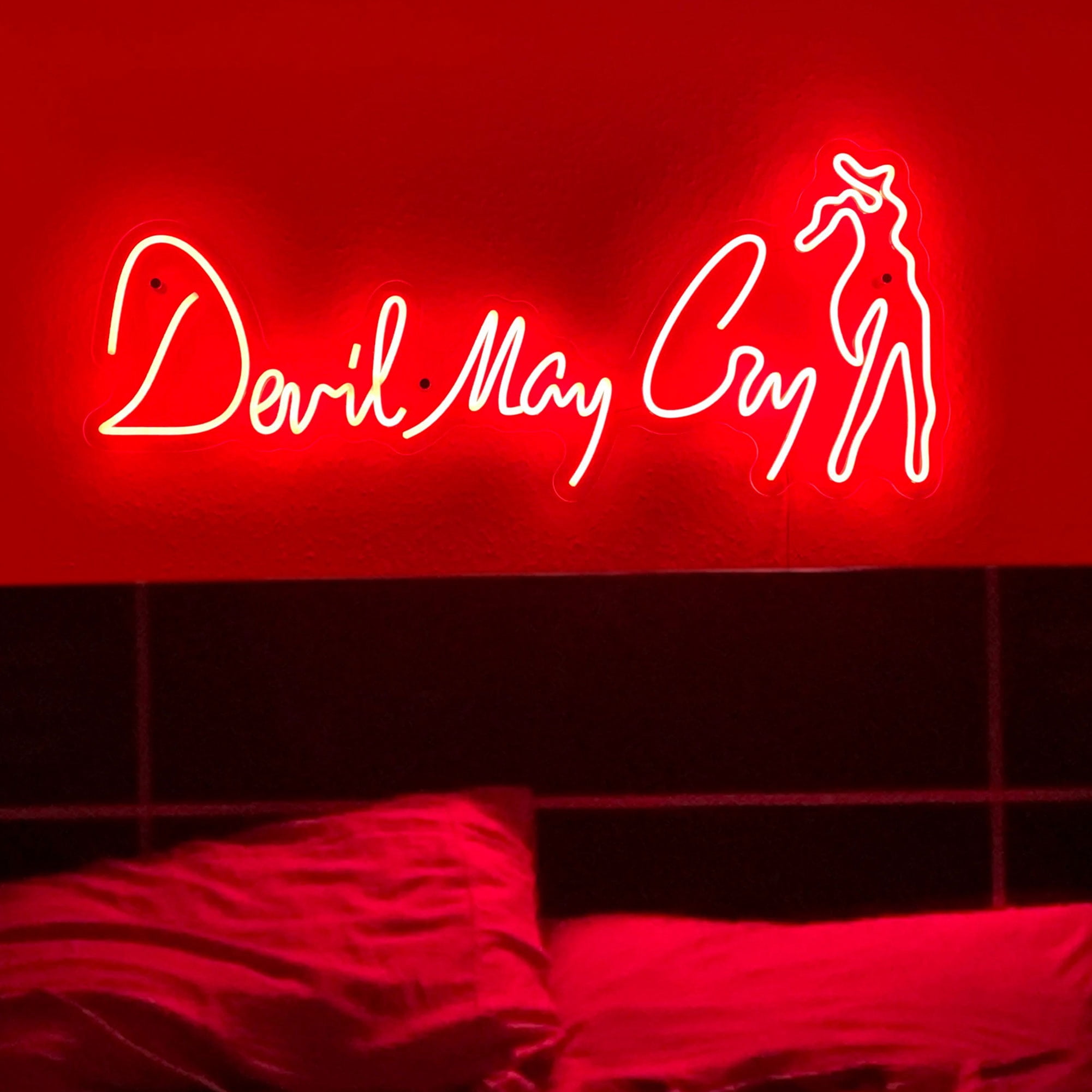 Devil May Cry LED Neon Sign,DMC Sign,Video Game Neon Sign 24 x