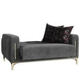 thumbnail image 5 of Ottomanson Spirit Sleeper Loveseat, Gray Microfiber, 5 of 7