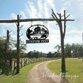 thumbnail image 2 of Handmadetneonsign Personalized Outdoor Farmhouse Name Sign Hanging Metal Sign, Farm Name Sign, 2 of 4