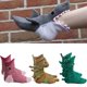 thumbnail image 2 of Calcetines de Navidad para hombre y mujer, calcetín de punto de cocodrilo, tiburón, pez, camaleón, novedad, Invierno, 2 of 4