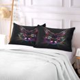 thumbnail image 5 of Colorful Cat Head Plush Pillow Cases Queen Size Ultra Soft Warm Pillowcases with Zipper 20"x30", 5 of 9