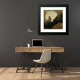 thumbnail image 4 of Odilon Redon 20x20 Black Modern Framed Museum Art Print Titled - Melancholy (1876), 4 of 5