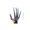 Black, variant on A Pair Halloween Articulated Fingers,Halloween Fingers With Fingernails Wearable Horrific Finger Extension Party Supplies Cosplay Prop Witch Ghost Gloves Claws Extender Skeleton Bone Claw Hand Finger