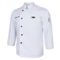 thumbnail image 4 of Chaqueta de Chef de Manga Larga Sunnimix uniforme Hotel Cocina M Rojo, 4 of 8