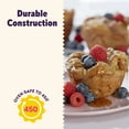 thumbnail image 6 of Wilton Everyday 6-Cup Non-Stick Muffin Pan Jumbo Cupcake Tin 12.5" x 8.5" x 0.52", Packaging May Vary, 6 of 10