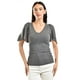 thumbnail image 1 of Blusa de punto manga mariposa Roman Fashion Juvenil 13465 Gris G, 1 of 5