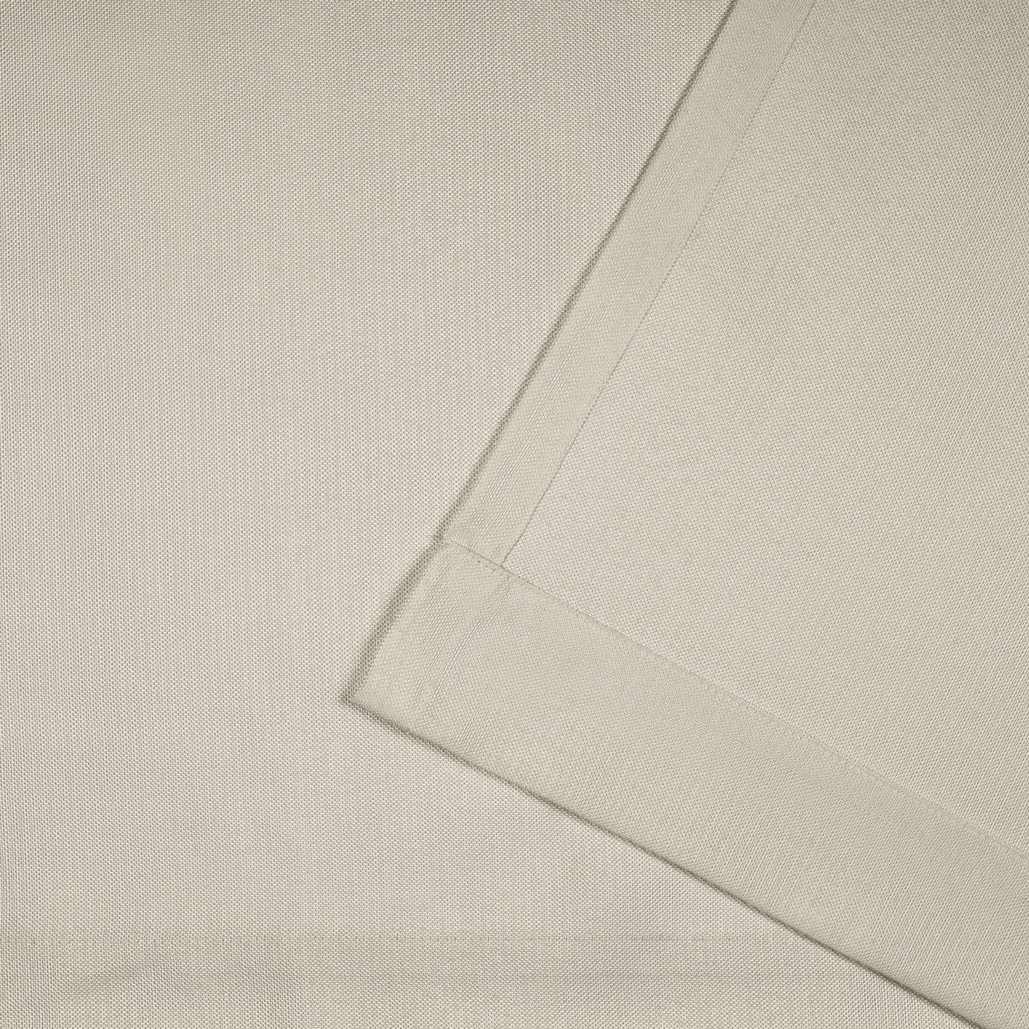 Exclusive Home Curtains Biscayne Indoor/Outdoor Two Tone Textured Tab Top Curtain Panels, 54"x84", Sand, Set of 2