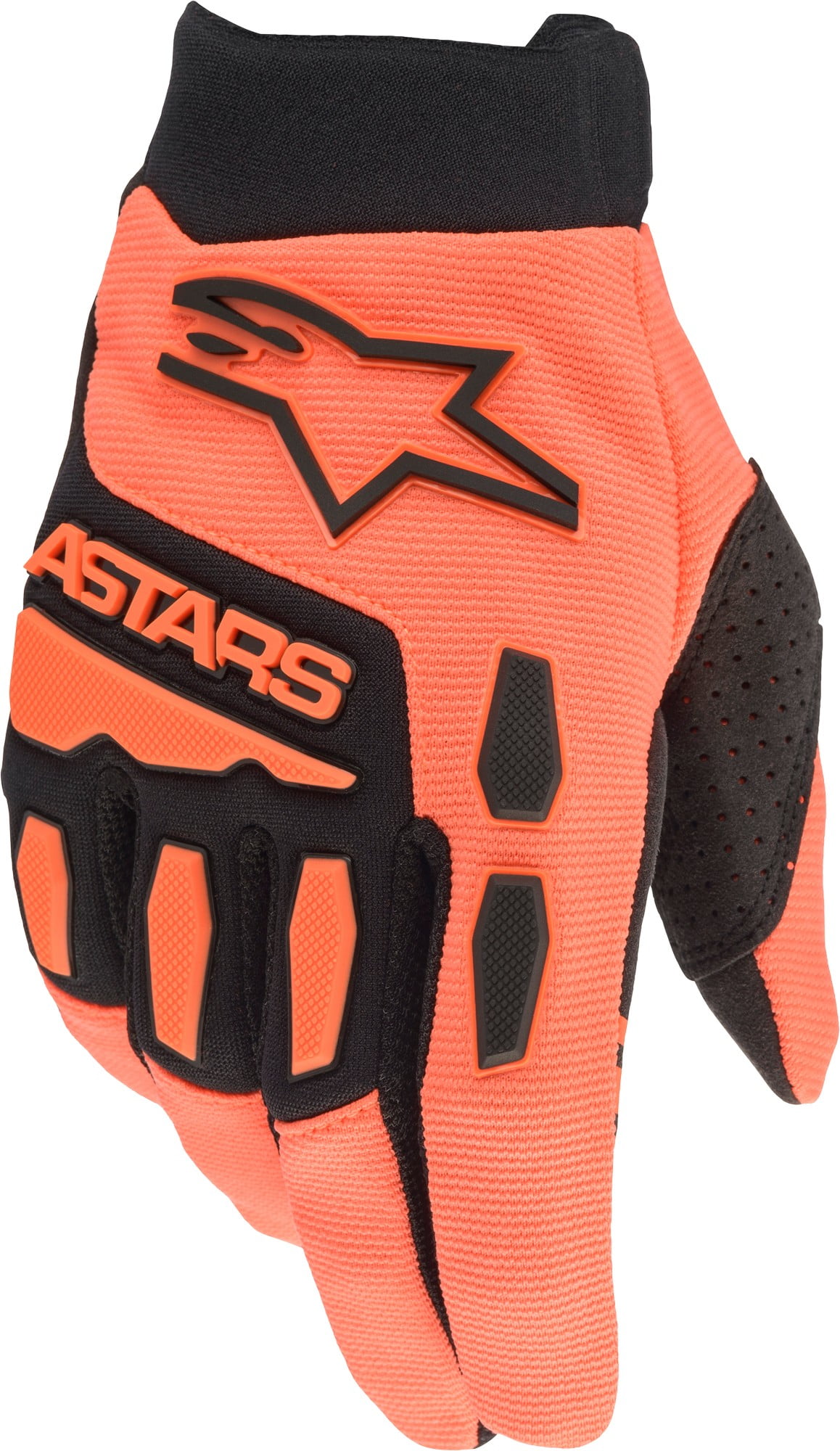 Alpinestars Techstar Gloves Red/Wht/Flo Motocross Mx Quad Atv Off Road 