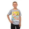 thumbnail image 5 of SpongeBob Shirt Boys Stay Weird Character Grid Short Sleeve Graphic Tee, 5 of 6