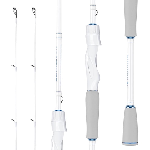 KastKing  Twin Tip Fishing Rods, IM6 Graphite Blanks, Stainless Steel Guides with Ceramic Rings,  EVA Handle-Centron Lite