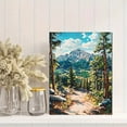 thumbnail image 2 of Mountain Path Landscape Canvas Wall Art， Suitable for Living Room， Bedroom， Office， Hallway， and Dining Room Decoration., 2 of 8