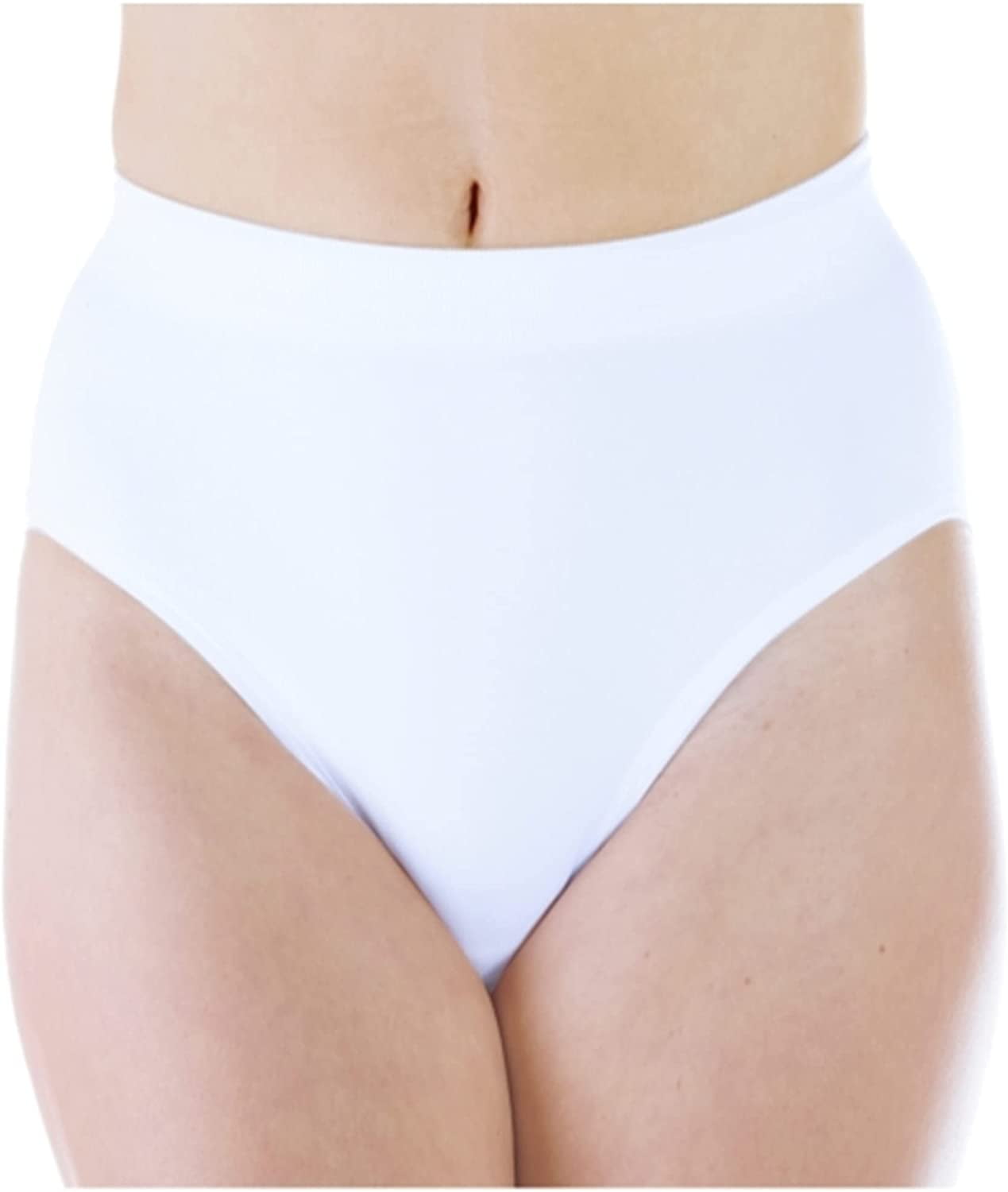 Wearever Women's Incontinence Underwear, Smooth and Silky Bladder Control Briefs, Washable Seamless Panties, Single Panty