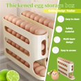 thumbnail image 2 of Soporte para huevos XGVIEGZ para nevera, ahorra espacio, 4 niveles, 30 huevos, 2 of 9