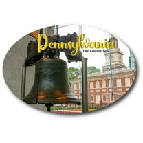 Magnet Me Up Pennsylvania Liberty Bell State Oval Magnet Decal, 4x6 inch, Automotive Magnet for Car, Great Souvenir Gift