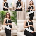 thumbnail image 6 of Unique Bargains Maternity Belly Band with Adjustable Straps 1 Pc X-Large White, 6 of 7