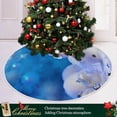 thumbnail image 6 of Coolnut Christmas Christmas Tree Skirt Home Decoration Large Round Christmas Tree Skirt for Holiday Party Home Christmas Day Ornaments,35.4", 6 of 6