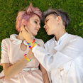 thumbnail image 5 of 100 Pcs Wristband Bulk Silicone Rainbow Wristband Pride Bracelet Gifts Pride Accessories Decorations Supplies, 5 of 7