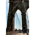 thumbnail image 2 of Berzel, Erin 11x14 Gold Ornate Wood Framed with Double Matting Museum Art Print Titled - Brooklyn Bridge II, 2 of 4