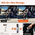 thumbnail image 4 of Insta360 Flow Pro - Estabilizador de cardán impulsado por IA para teléfono inteligente, compatible con Apple DockKit, seguimiento panorámico infinito de 360º, estabilización de 3 ejes, trípode incorpo, 4 of 5