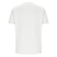 thumbnail image 4 of Mens Short Sleeve Shirts Casual Textured Solid Color Crewneck T-Shirt Moisture Wicking Workout Pullover Tee Tops, 4 of 5