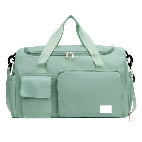 Dry and Wet Separation Gym Bag with Shoe Compartment, Large Capacity Travel Sports Handbag with Adjustable Shoulder Straps, Multiple Pockets for Fitness and Travel Enthusiasts