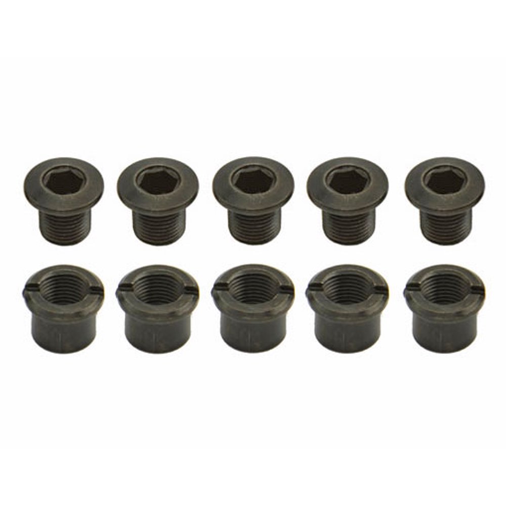 Chainwheel Bolt Double Black. for bicycles, bikes, for beach cruiser