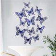thumbnail image 3 of Fondo creativo del dormitorio de la sala de estar de la personalidad de la mariposa estéreo del color 3D Wmkox8yii HKAHFKAH85, 3 of 5