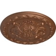 thumbnail image 3 of Ekena Millwork 11 3/4"OD x 3/8"P Stockport Ceiling Medallion, Hand-Painted Polished Copper, 3 of 6