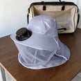 thumbnail image 4 of BotaniNest Solar Fan Cap Wide Edge Fan Sun Cap Control Cap For And Solar USB Charging Cap With Net, 4 of 4