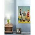 thumbnail image 6 of Marmont Hill "Coin Toss" by Norman Rockwell Painting Print on Canvas, 6 of 7