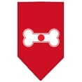 thumbnail image 3 of Pet and Dog Bandana Screen Printed, "Bone Shaped Flag Japan", 3 of 10